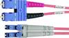 Telegärtner 100012241 Fibreglass FO Cable 2.00 m Turquoise [1x SC plug - 1x LC plug] 50/125 µ Multimode OM3