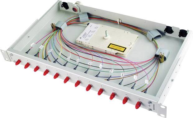 Telegaertner FO patch panel ST 1 U