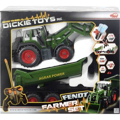 Dickie Toys 201119266  1:20 RC scale model for beginners Electric Agricultural vehicle RWD Incl. batteries