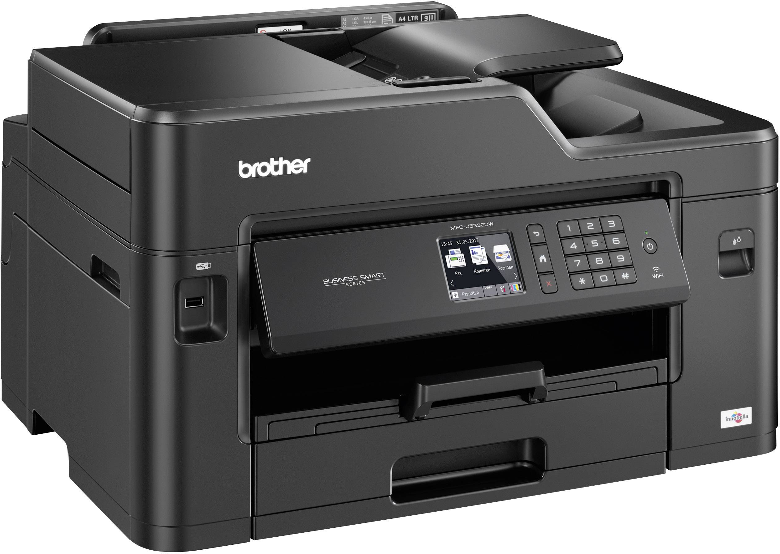 Copier & Fax Brother MFCJ5330DW Wireless Color Printer with Scanner