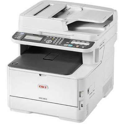 OKI MC 363 DN Multifunction printer A4 Printer, scanner, copier, fax LAN, Duplex, Duplex ADF-3
