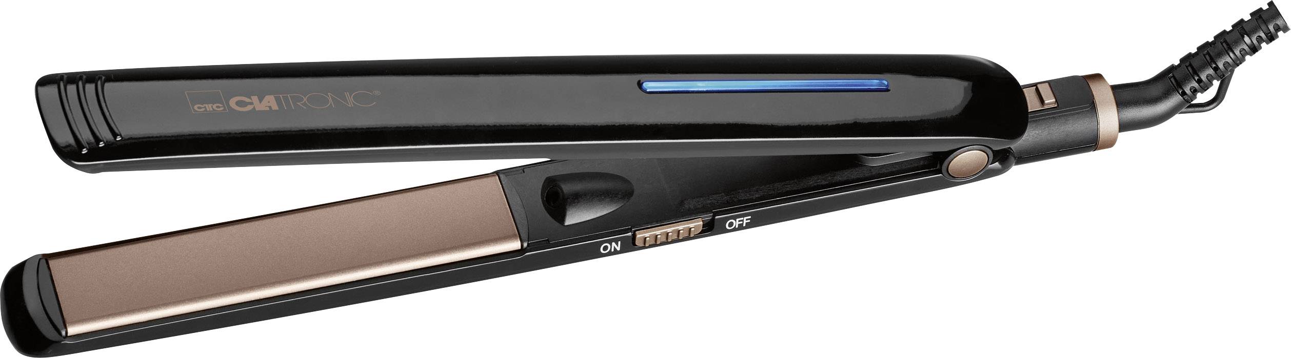 Clatronic HC3660 Hair straightener Black, Copper