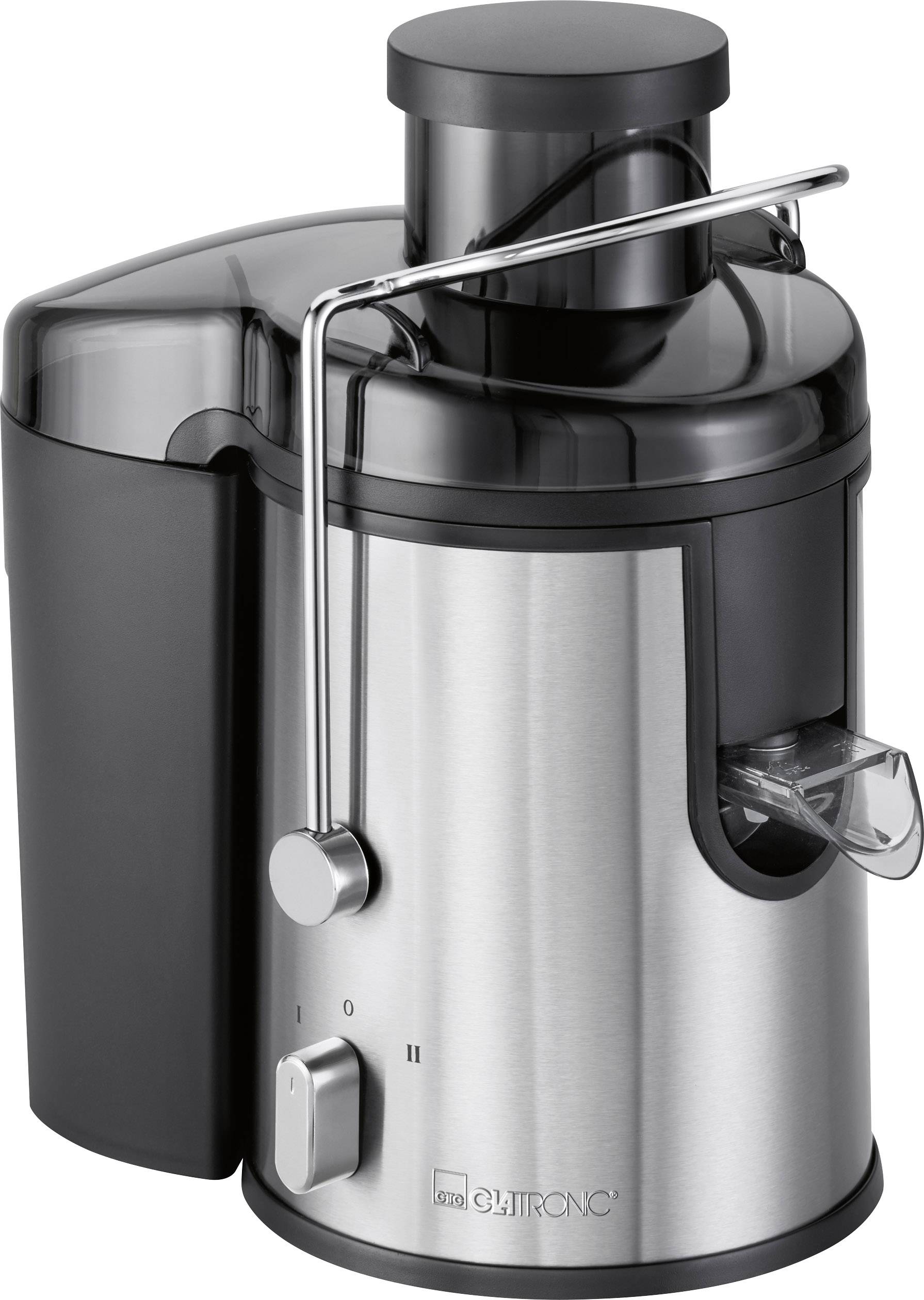 Clatronic Juicer AE3666 400 W Black, Stainless steel juice spout