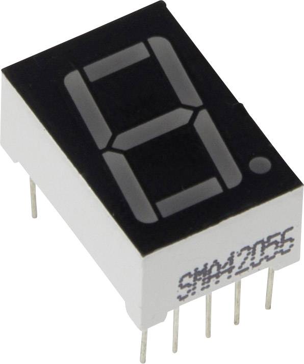 LED display in seven-segment representation shows the digit '8'. Turf mounting with six pins.