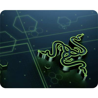 Green logo on a black background, depicting a stylised snake pattern, surrounded by geometric lines and shapes.