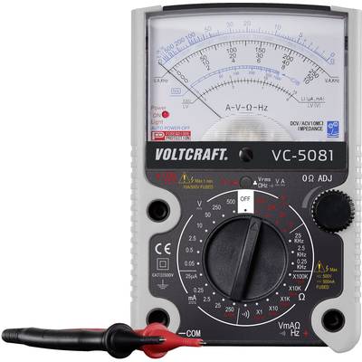 VOLTCRAFT VC-5081 Handheld multimeter  Analogue  CAT III 500 V 
