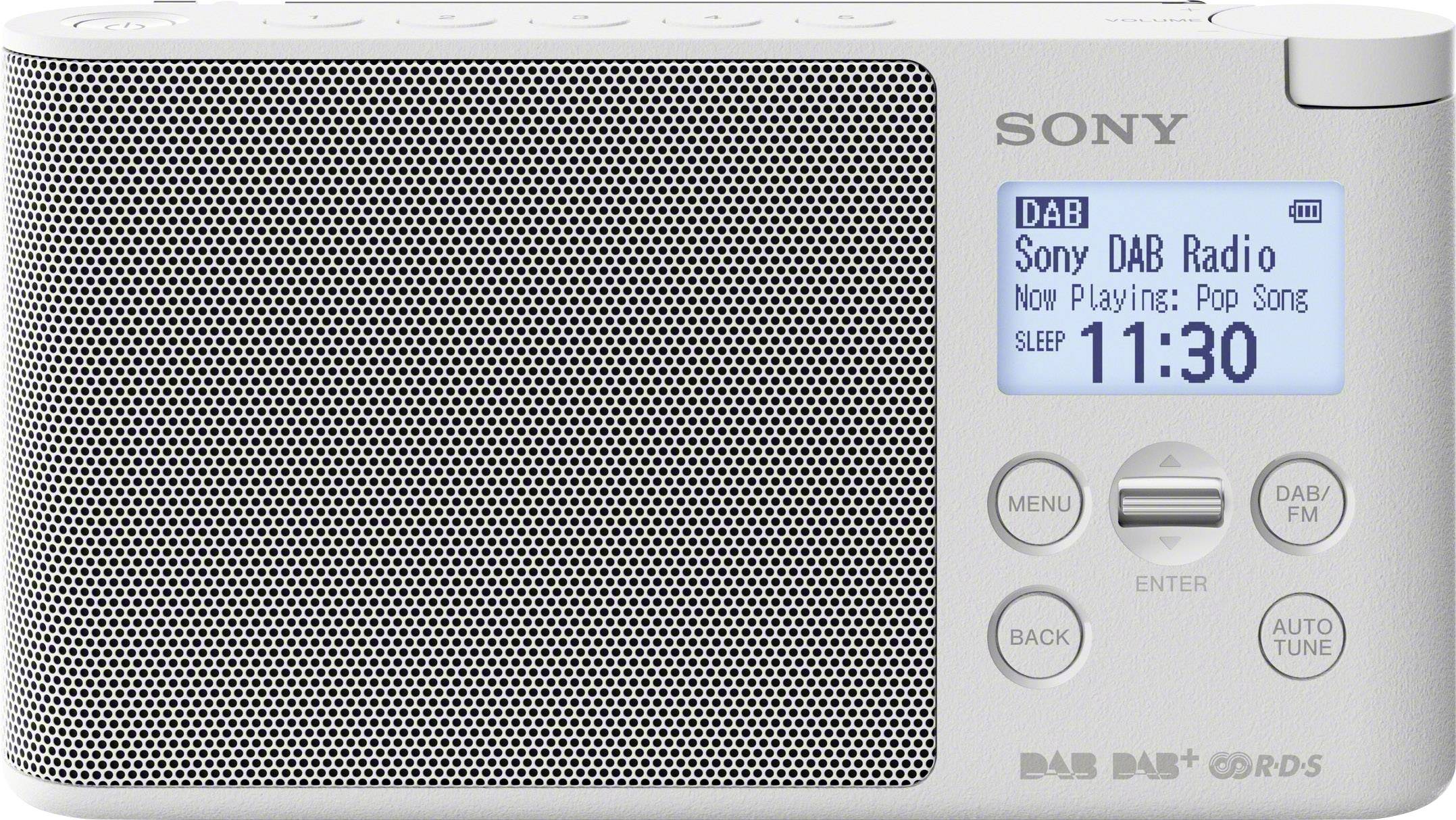 aardappel Dubbelzinnig Verdorie Sony XDR-S41D Desk radio DAB+, DAB, FM White | Conrad.com