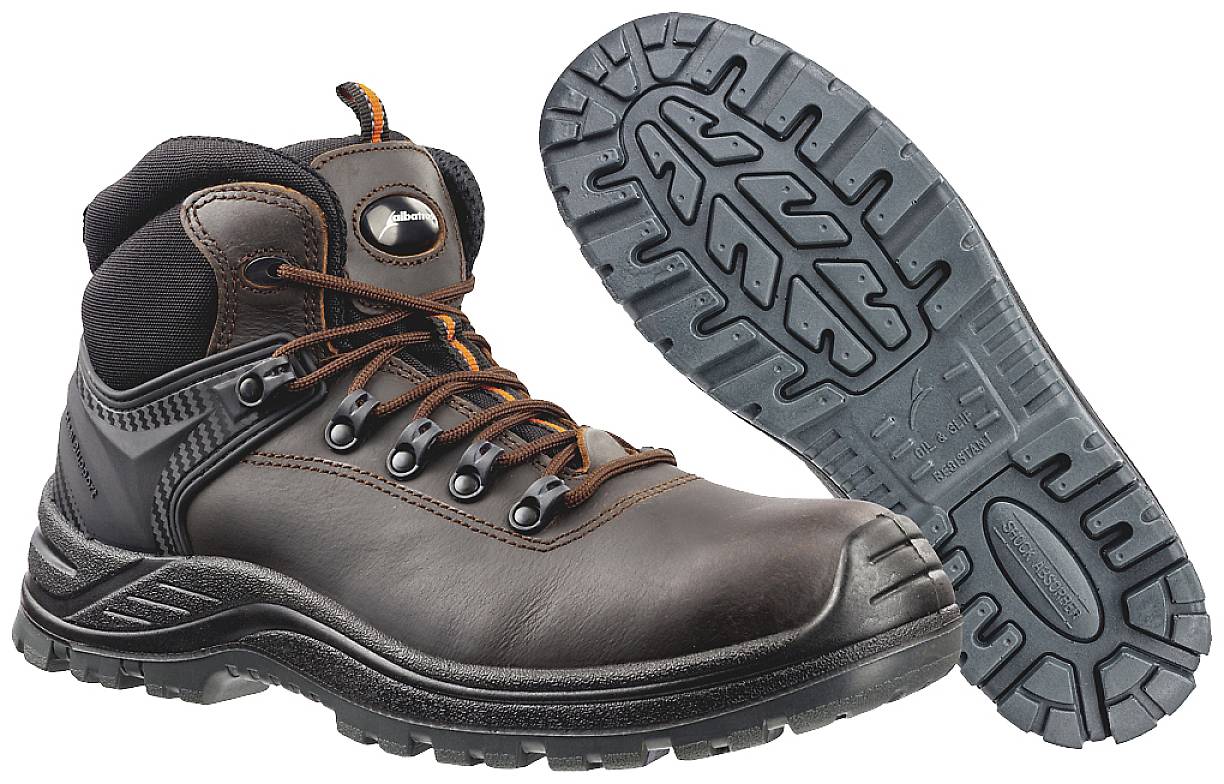 Albatros ENDURANCE MID SRC 631320-43 Safety work boots S3 Shoe size (EU): 43 Brown, Black 1 pc(s)