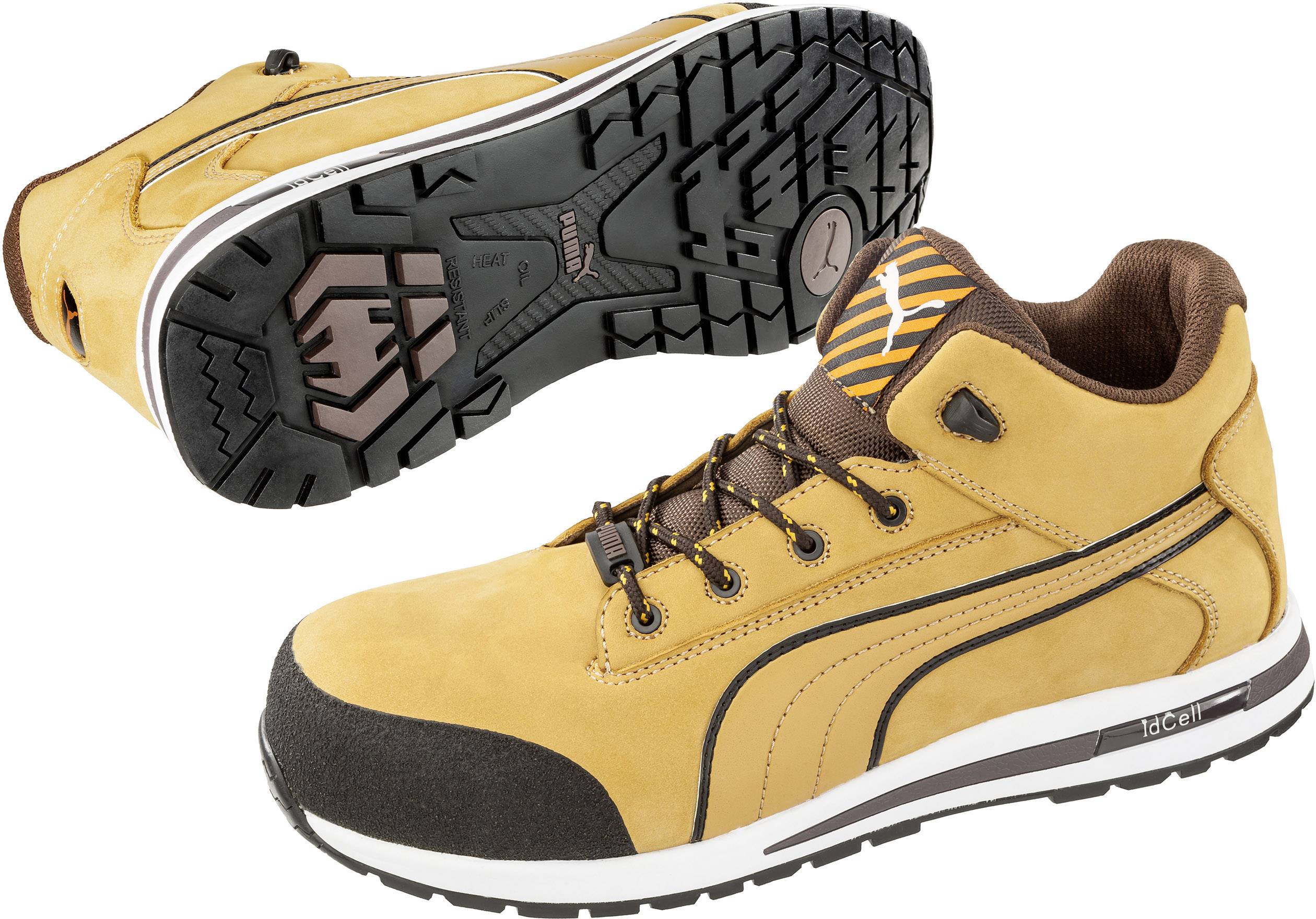 PUMA Dash Wheat Mid HRO SRC 633180-45 Safety work boots S3 Shoe size (EU): 45 Beige, Brown 1 pc(s)