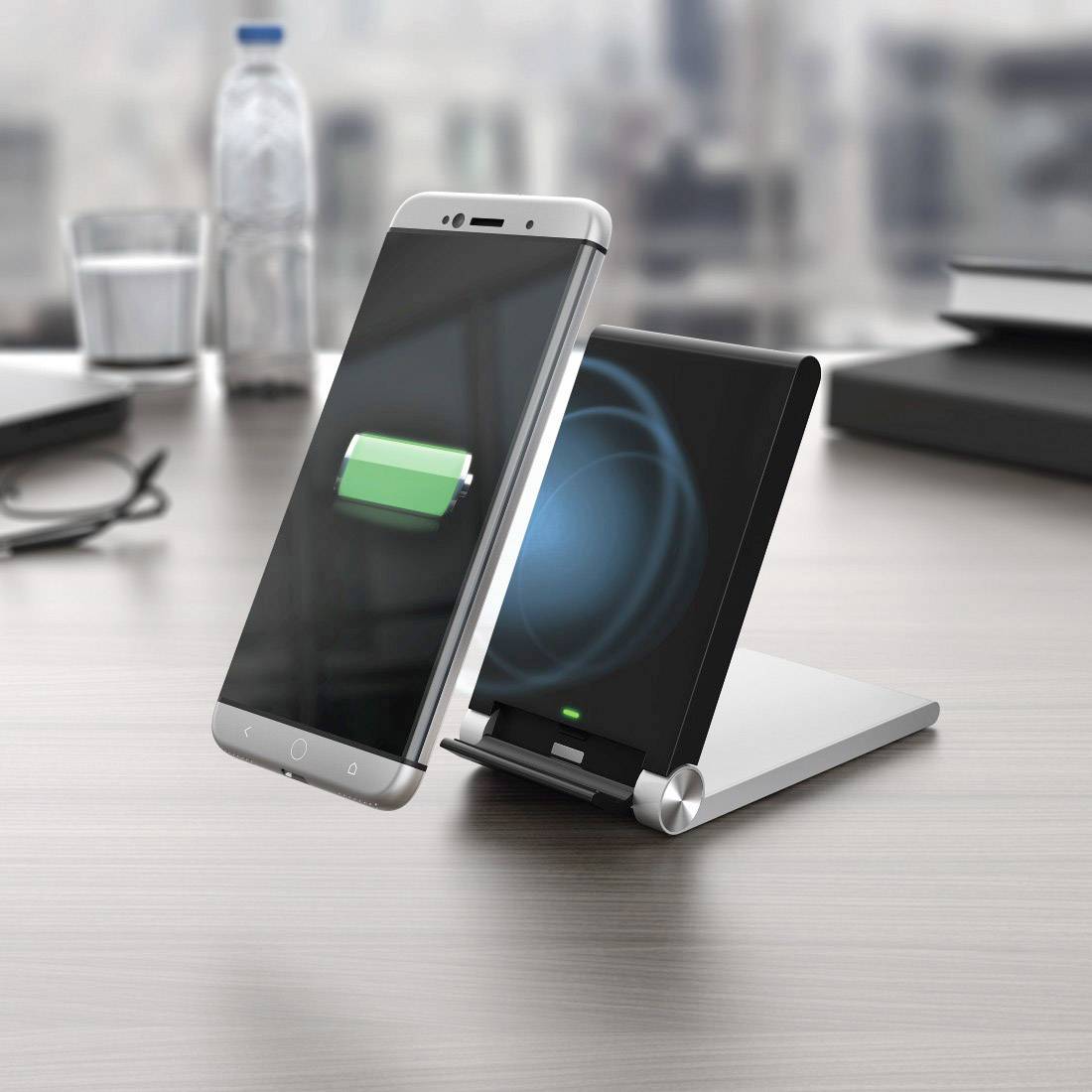Hama Wireless charger 1000 mA Qi Desk 173668 Outputs Inductive charging