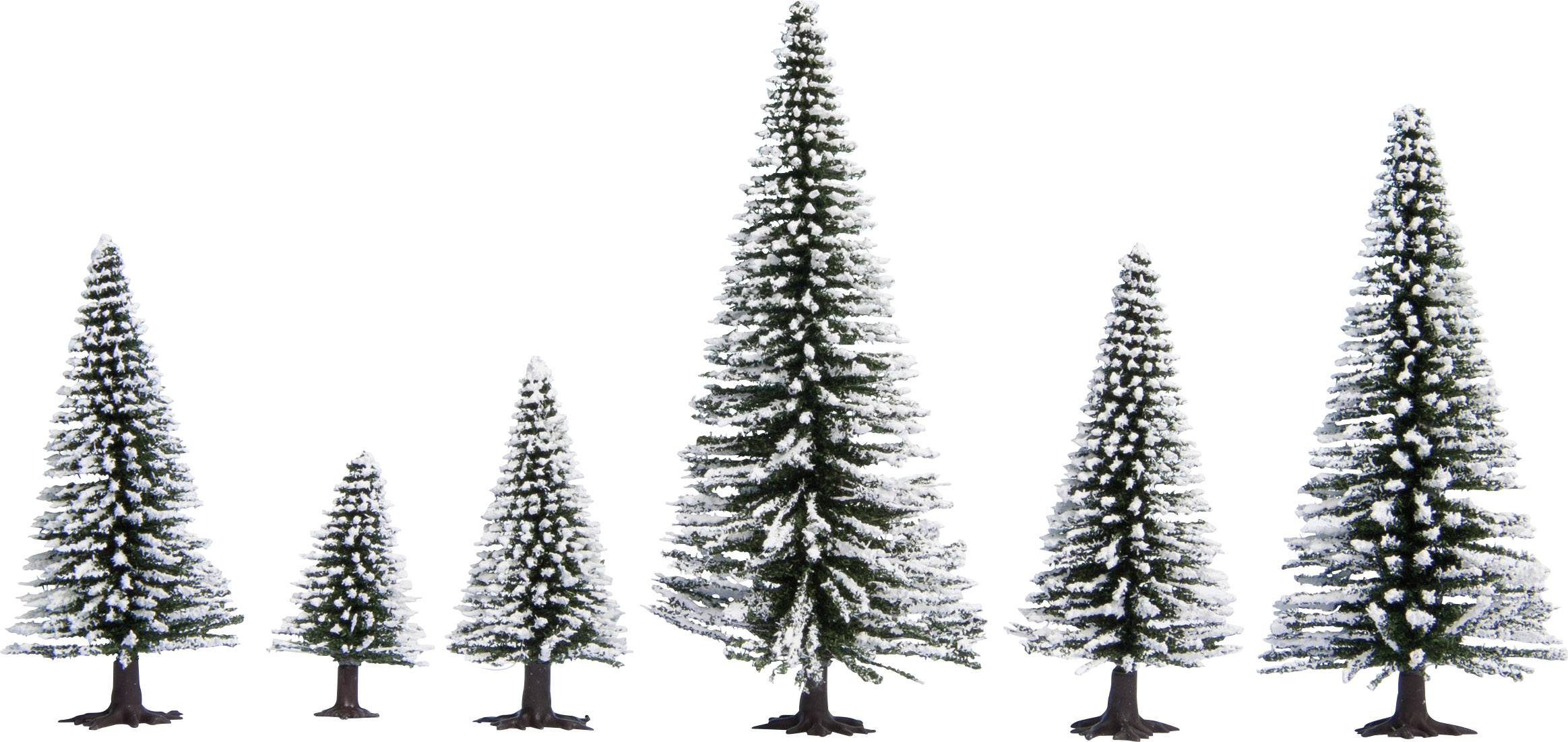 NOCH Hobby 26828 Tree set Winter fir 50 up to 140 mm Pure white 25 pc(s)