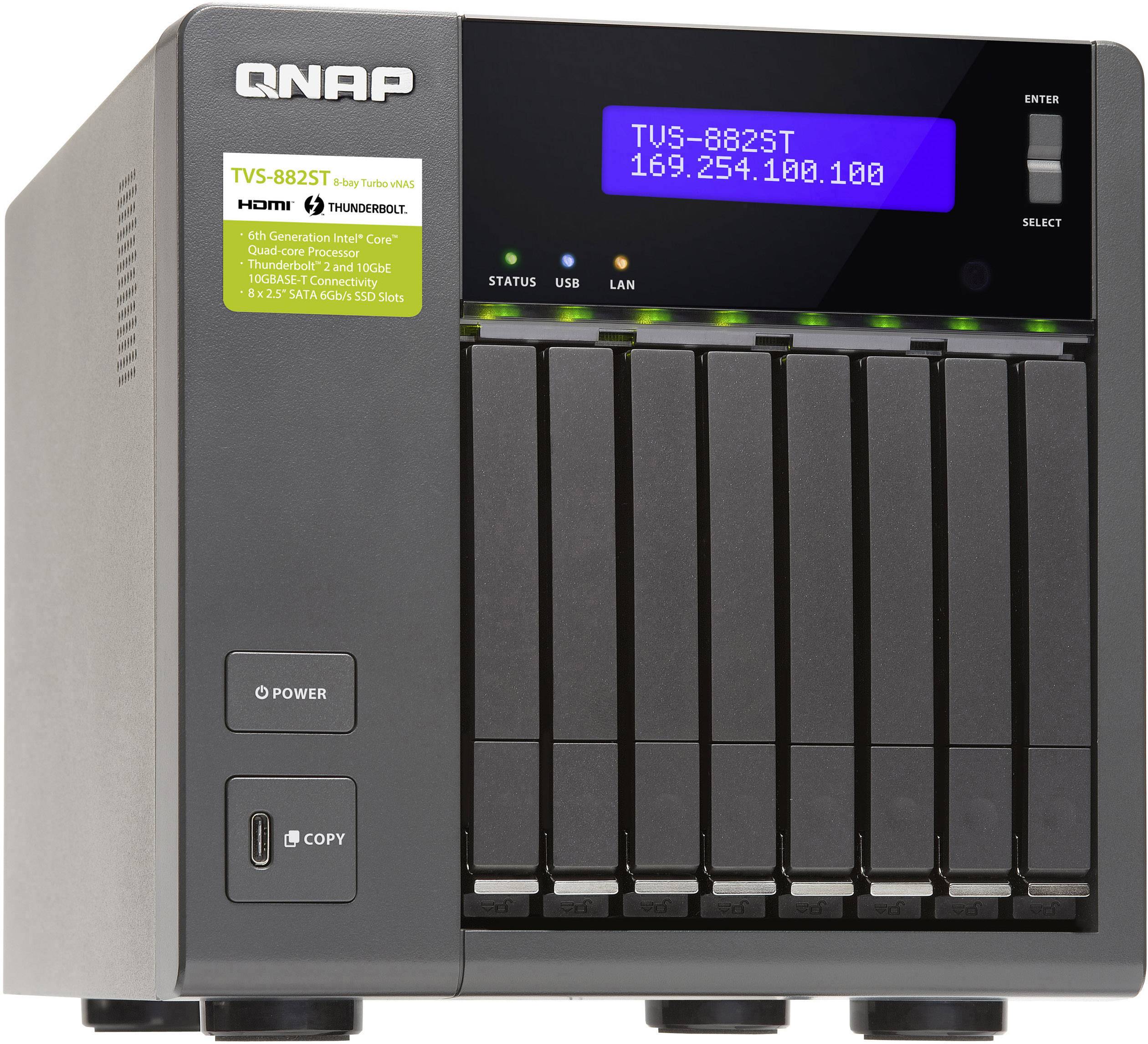 QNAP TVS-882ST2 NAS server 8 Bay TVS-882ST2-I5-8G-5