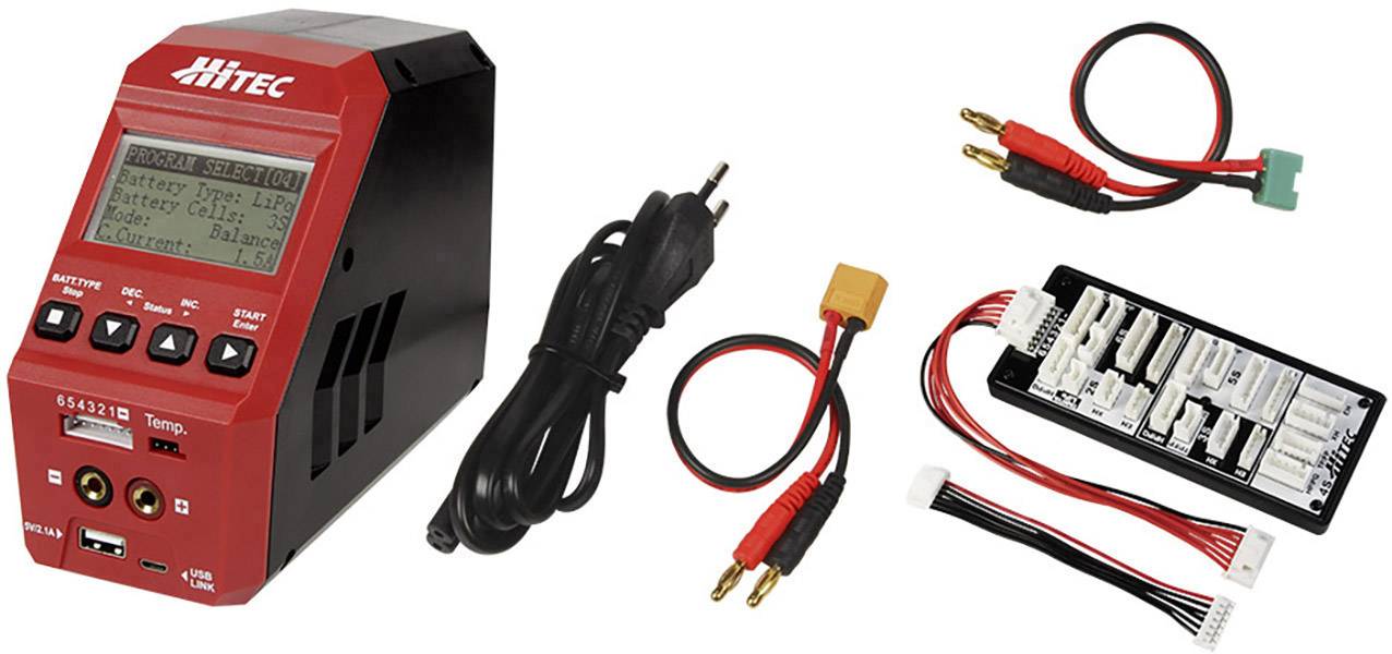 Hitec Scale model multifunction charger 12 V, 230 V 6 A-2