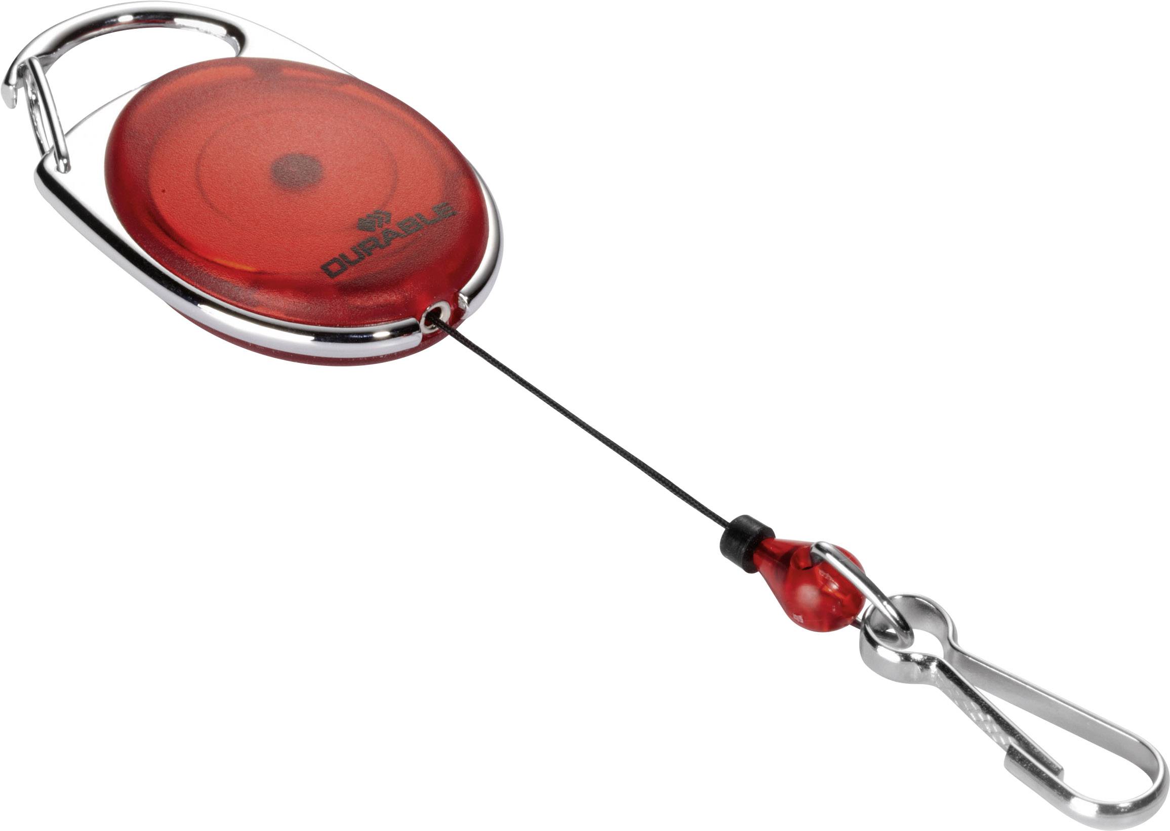 Durable 832703 Yoyo badge holder Spring-loaded hook 1 pc(s)