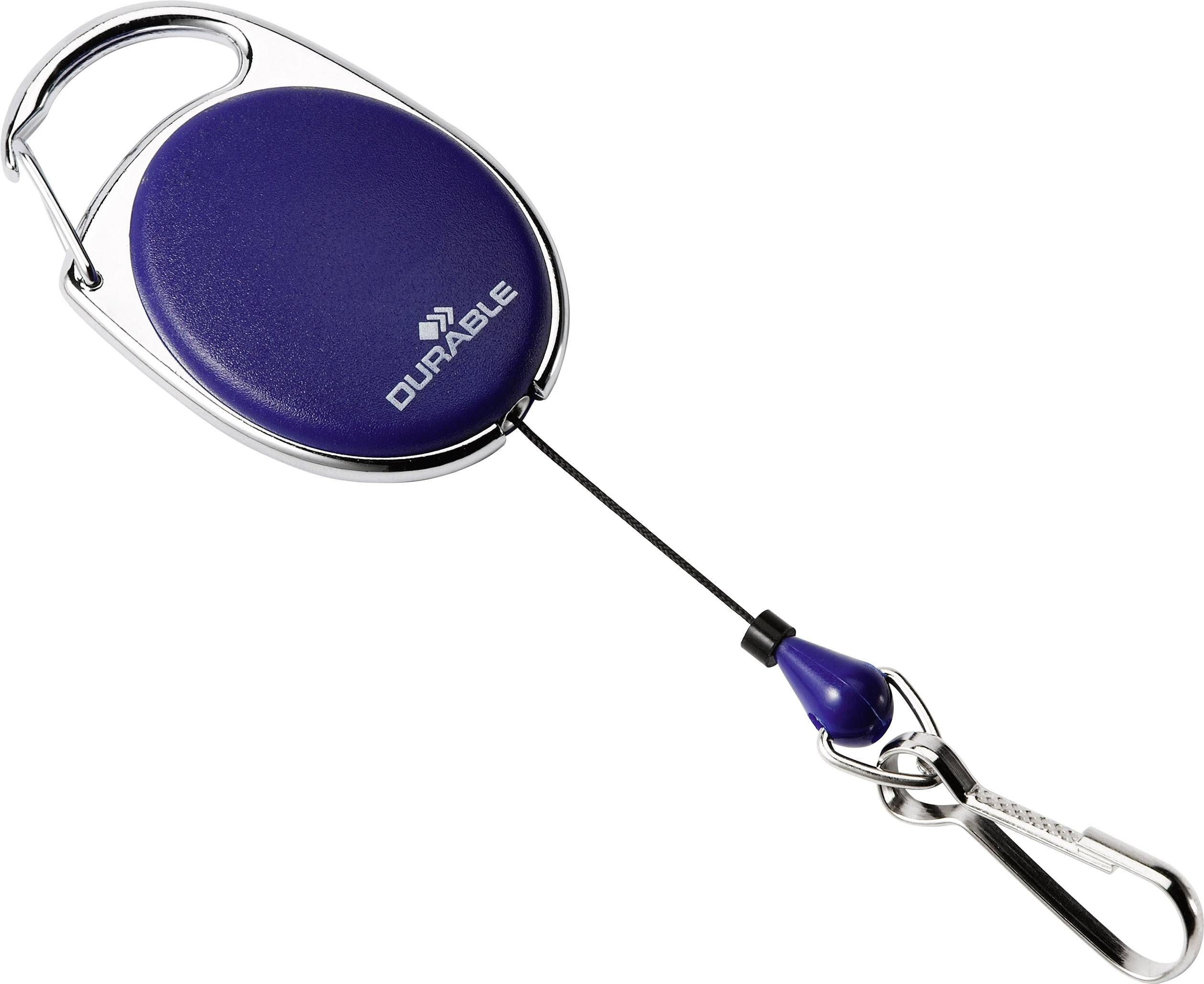 Durable 832707 Yoyo badge holder Spring-loaded hook 1 pc(s)