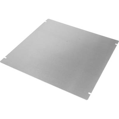 A rectangular metal sheet with rounded corners, against a neutral background.