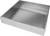 Metal square baking tin with high sides, suitable for baking large cakes or other baked goods.