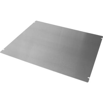 A rectangular, flat metal baking tray, primarily used for baking, on a white background.