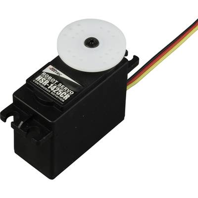 Hitec Standard servo HSR-1425 CR Analogue servo Gear box material: Nylon (NL)-0