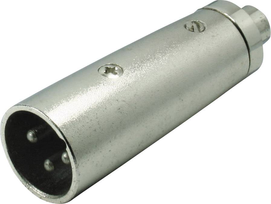 Kash XLR adapter XLR plug - RCA socket (phono) Mono Number of pins:3 1 pc(s)