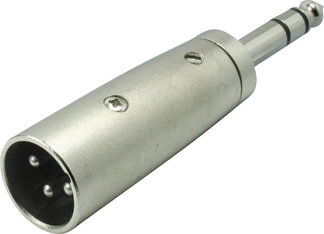 Kash XLR adapter XLR plug - Jack plug 6.35 mm Stereo Number of pins:3 1 pc(s)
