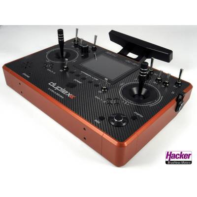 Jeti DC-24 Carbon Line, Mulitmode Dark orange RC console 2,4 GHz No. of channels: 24 Incl. receiver-0