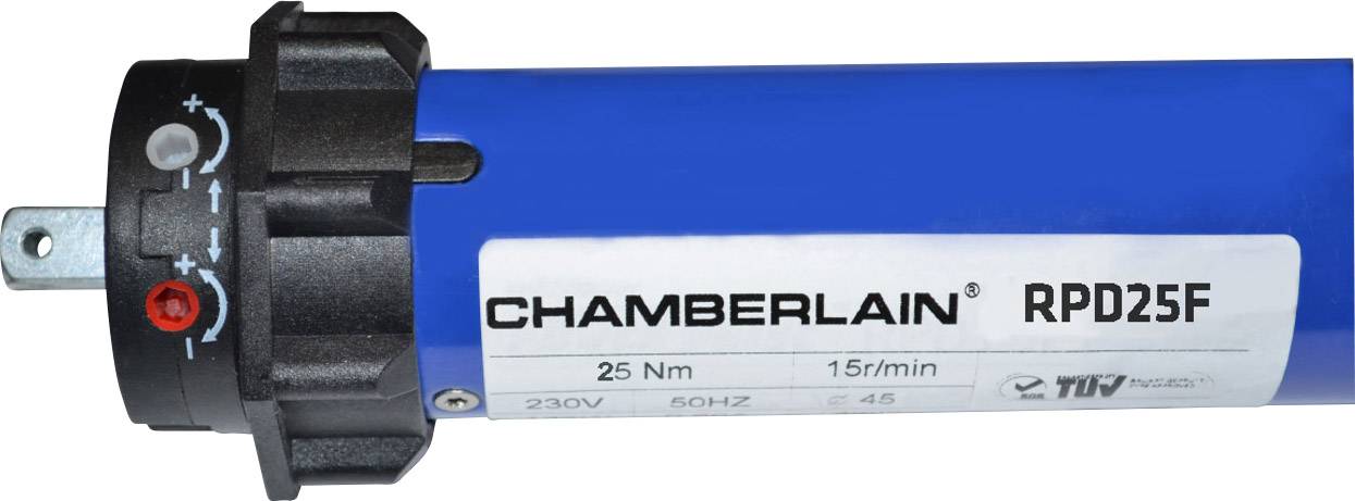 Chamberlain RPD25F-05 Wireless tubular motor set 60 mm 50 kg 191 W 15 Nm