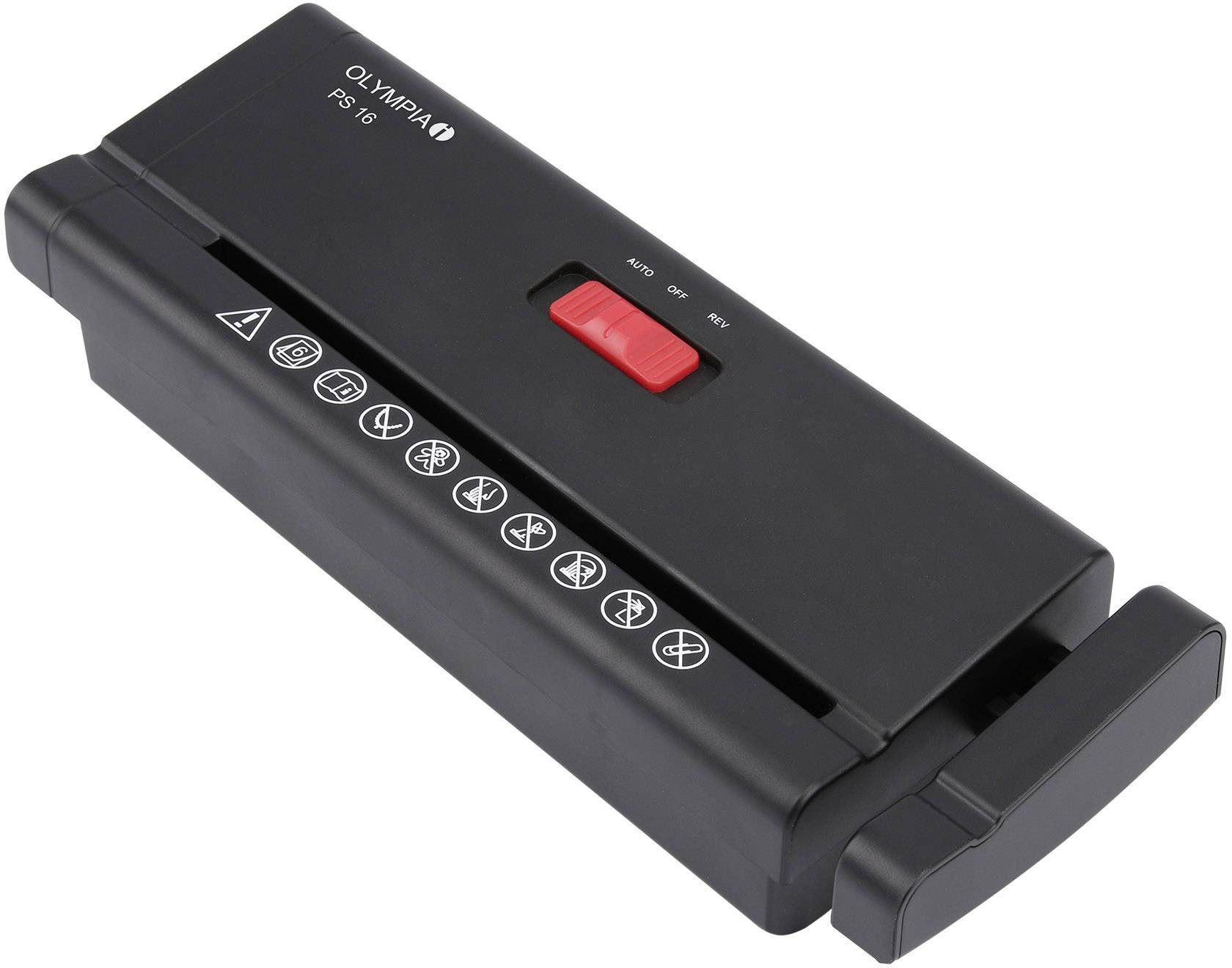 Olympia PS 16 Document shredder 6 sheet Ribbon cut 6 mm P-2 0 l