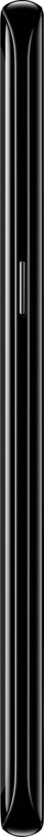 A black, closed object resembling a folded smartphone with no visible details.