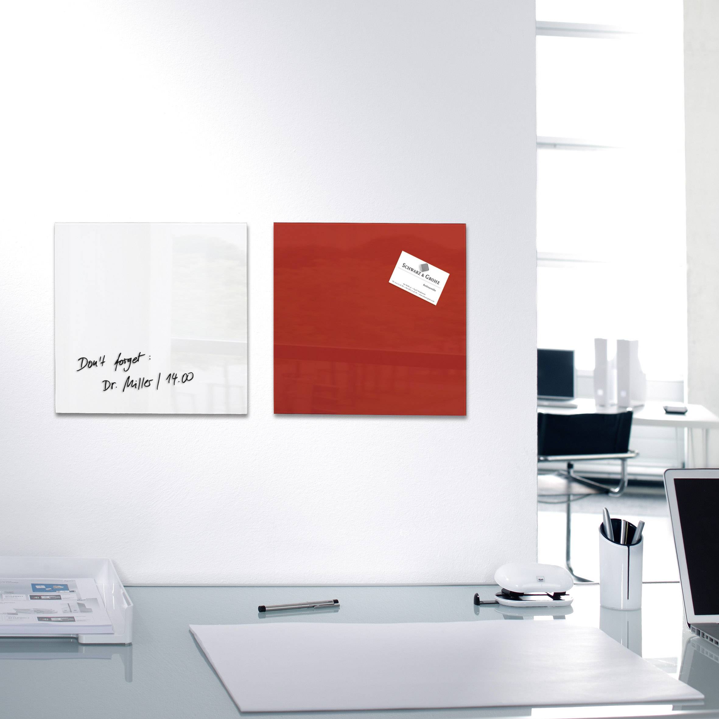 Sigel Glass board (magnetic) Artverum (W x H) 30 cm x 30 cm Super white  GL158