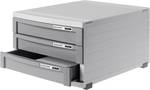 HAN drawer box CONTUR, light gray-dark gray