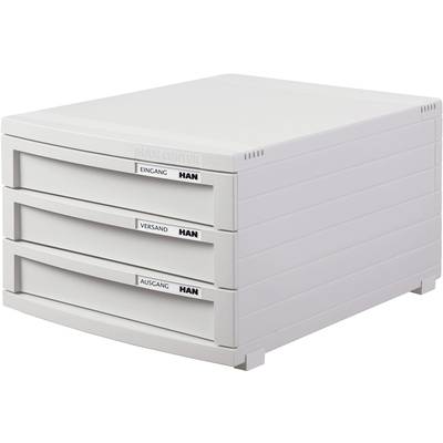 HAN CONTUR 1503-11 Desk drawer box Light grey A4, B4, C4 No. of drawers: 3
