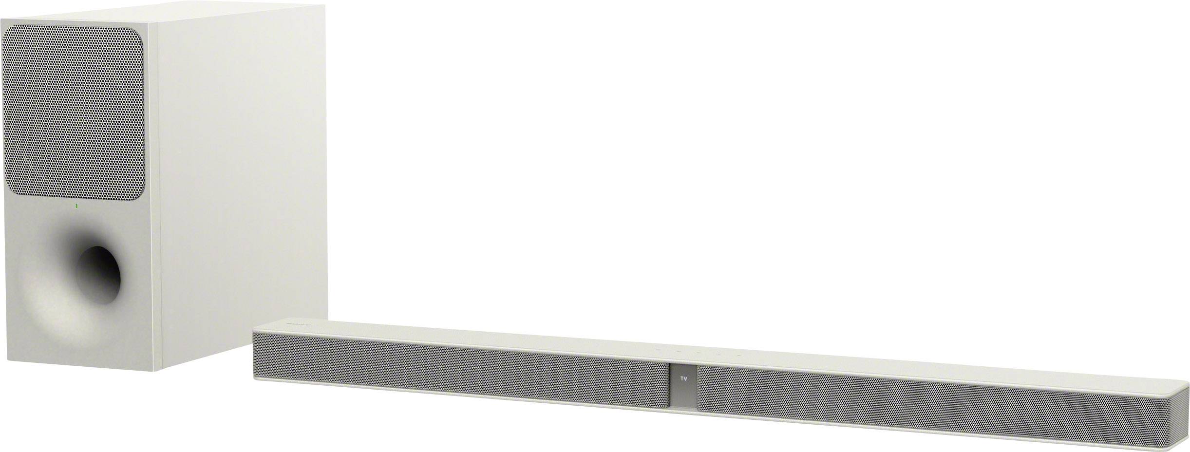 Sony HTCT291 Soundbar White Bluetooth, incl. cordless subwoofer, USB