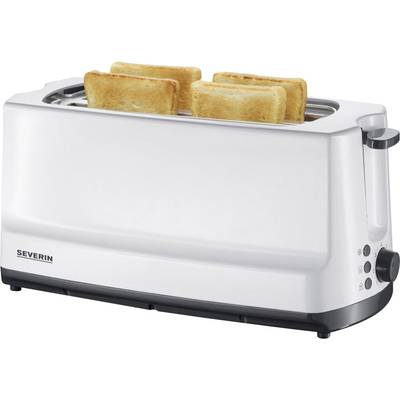 Image of Severin AT 2234 Twin long slot toaster with home baking attachment White, Grey