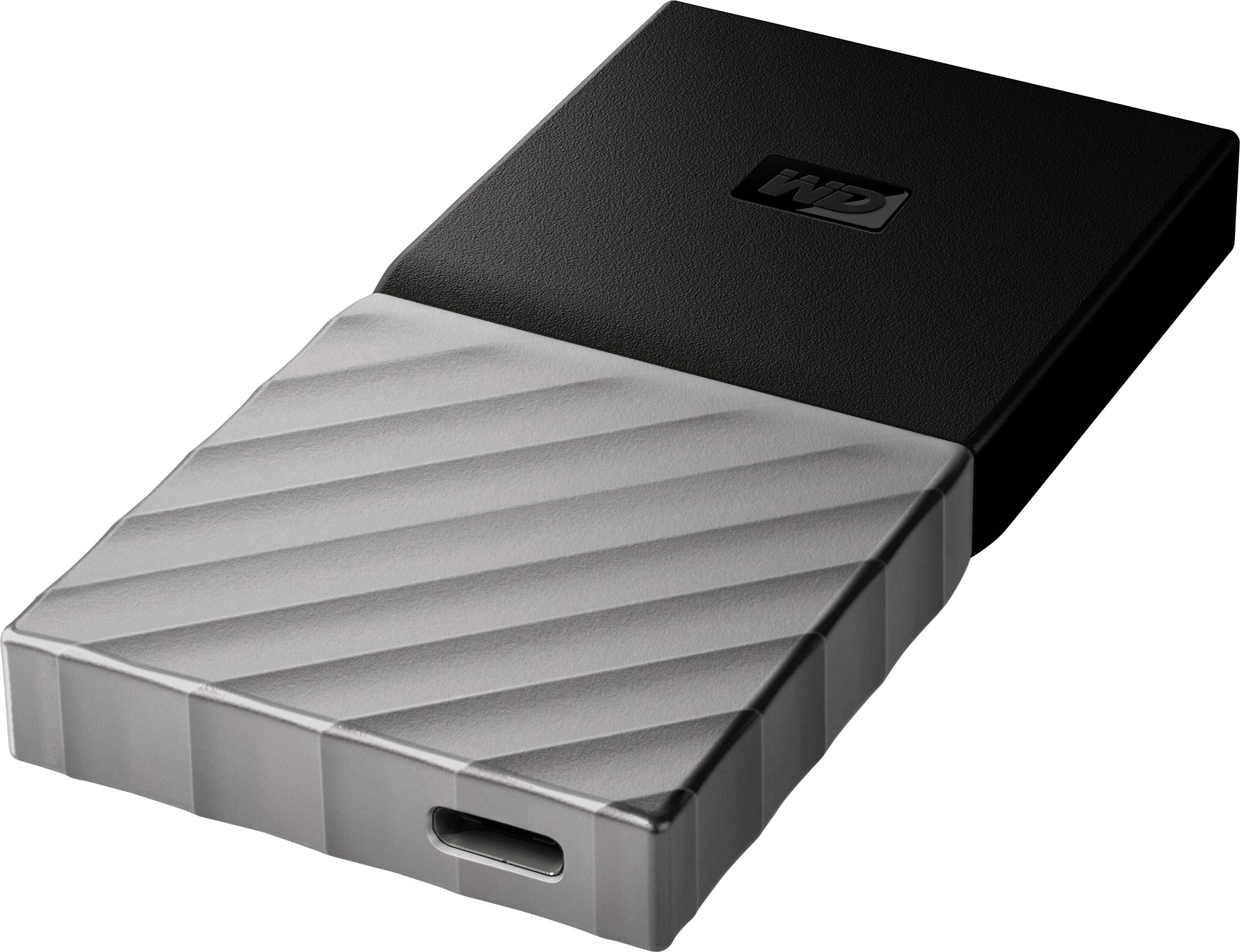 WD My Passport™ SSD External SSD hard drive 2 TB Black-grey USB-C™ USB 3.1