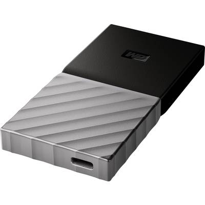 WD My Passport™ SSD 1 TB External SSD hard drive USB-C™ USB 3.2 (Gen 2) Black, Grey WDBKVX0010PSL-WESN