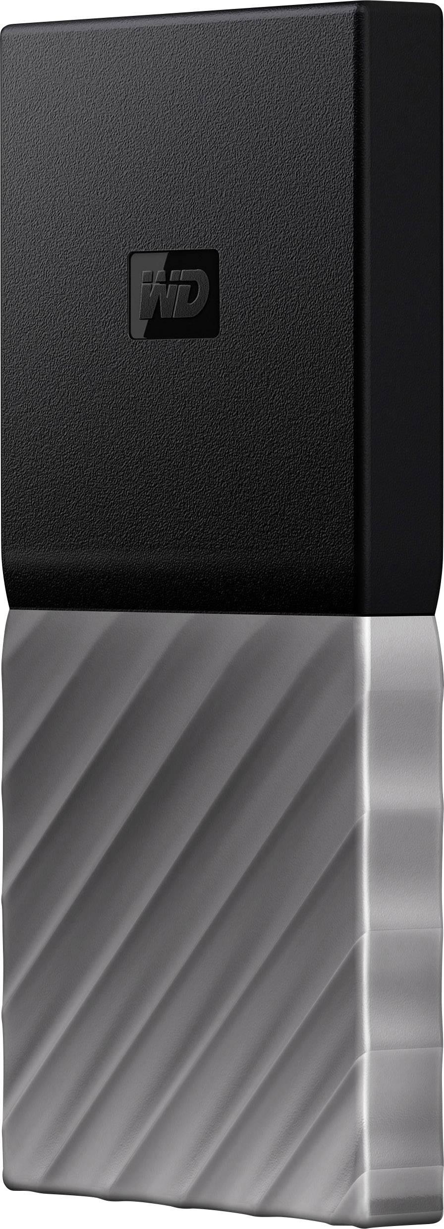 Black-Gray WD 1TB My Passport SSD Portable Storage USB 3.1 WDBK3E0010PSL-WESN