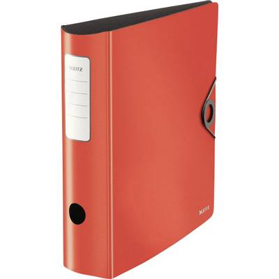Leitz Folder Active Solid A4 Spine width: 82 mm Light red  2 brackets 10471020