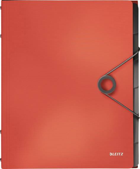 Leitz 4569-10-20 Organiser Light red A4 Polypropylene No. of compartments: 6
