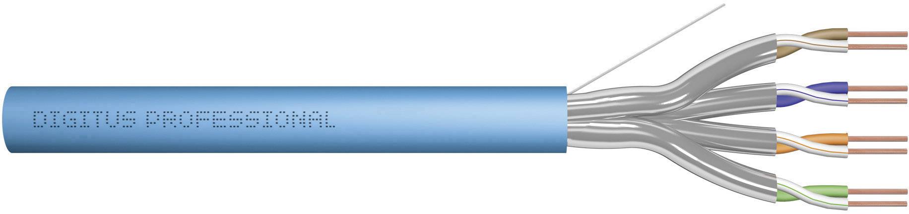Digitus DK-1623-A-VH-1 Network cable CAT 6A U/FTP 4 x 2 x 0.25 mm² Light blue 100 m