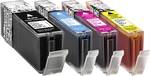 Basetech Ink cartridges combo pack replaced Canon PGI-550, CLI-551 Black, Cyan, Magenta, Yellow