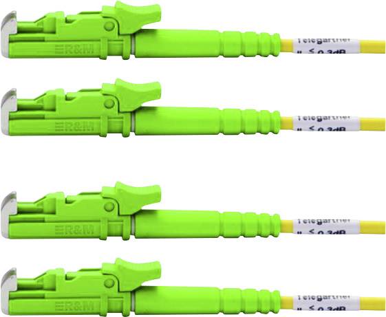 Telegaertner Fibreglass FO Cable [1x E2000® plug - 1x E2000® plug] 9/125 µ Singlemode OS2 1.00 m