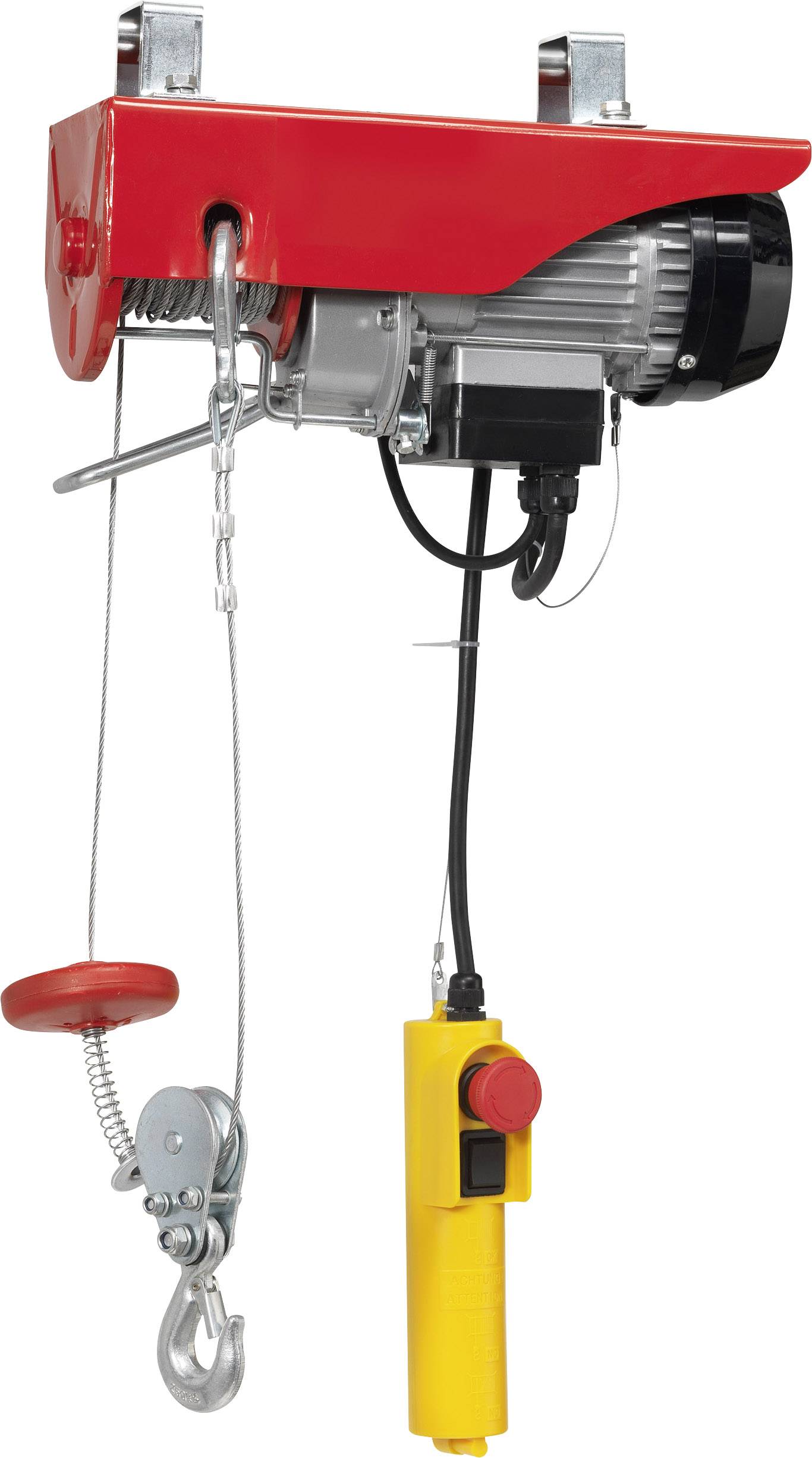 TOOLCRAFT 1550315 Electric block and tackle Load capacity (incl. pulley