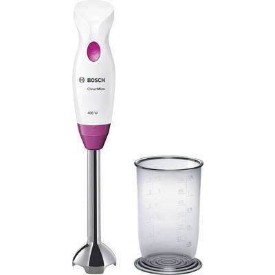 Image of Bosch Haushalt MSM2410PW Hand-held blender 400 W with mixing jar White, Violet