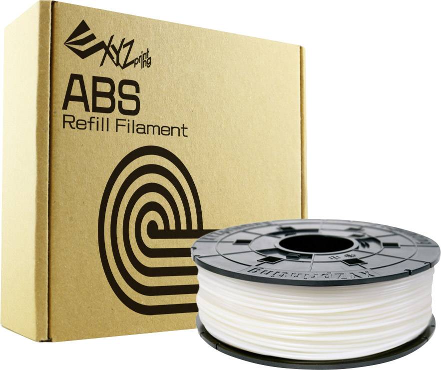 Filament XYZprinting ABS plastic 1.75 mm Ecru 600 g Refill