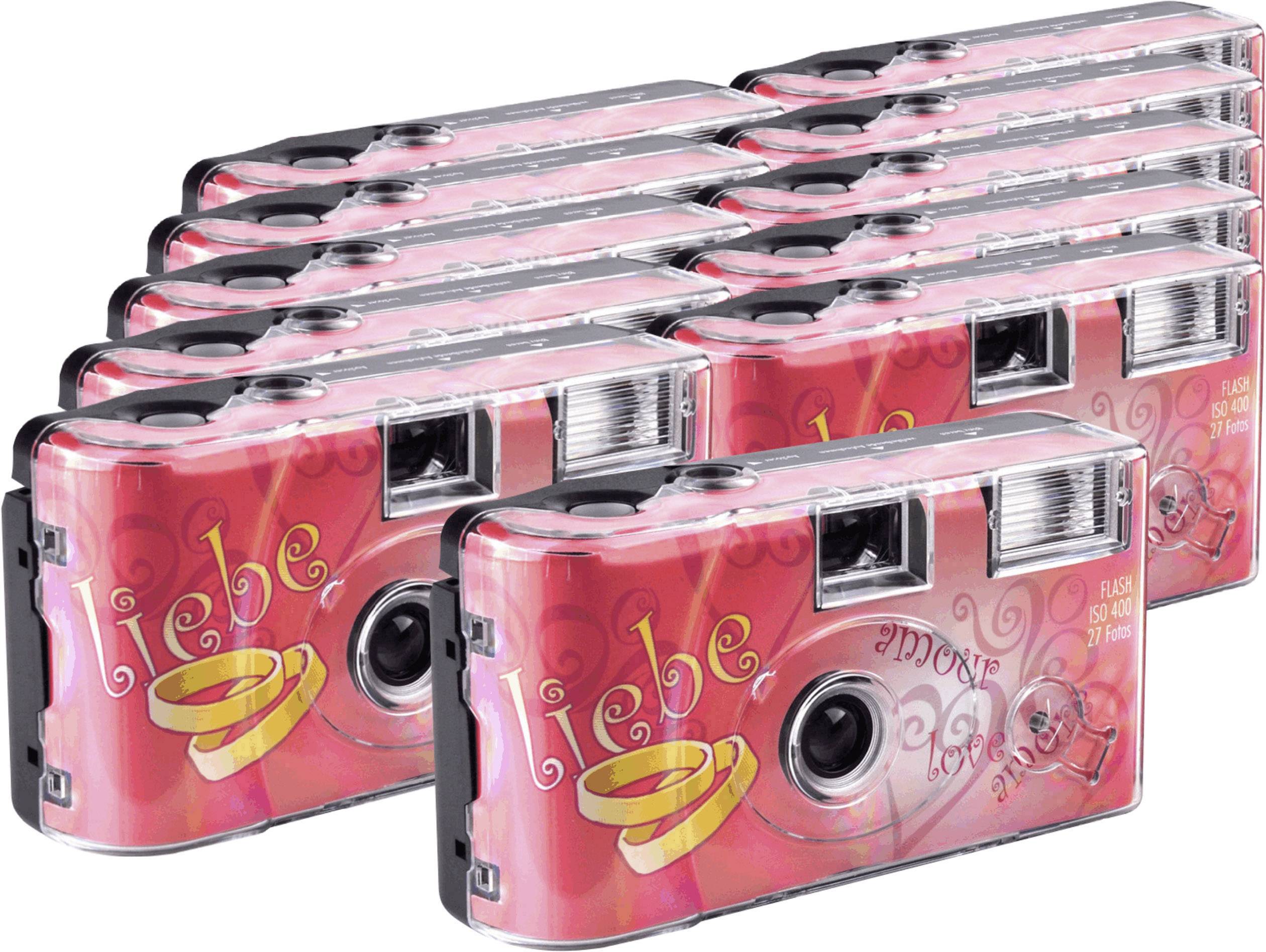 Love Hearts Disposable camera 11 pc(s) Builtin flash