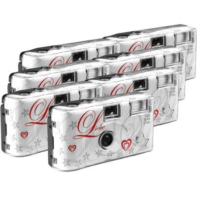  Love White Disposable camera 7 pc(s) Built-in flash