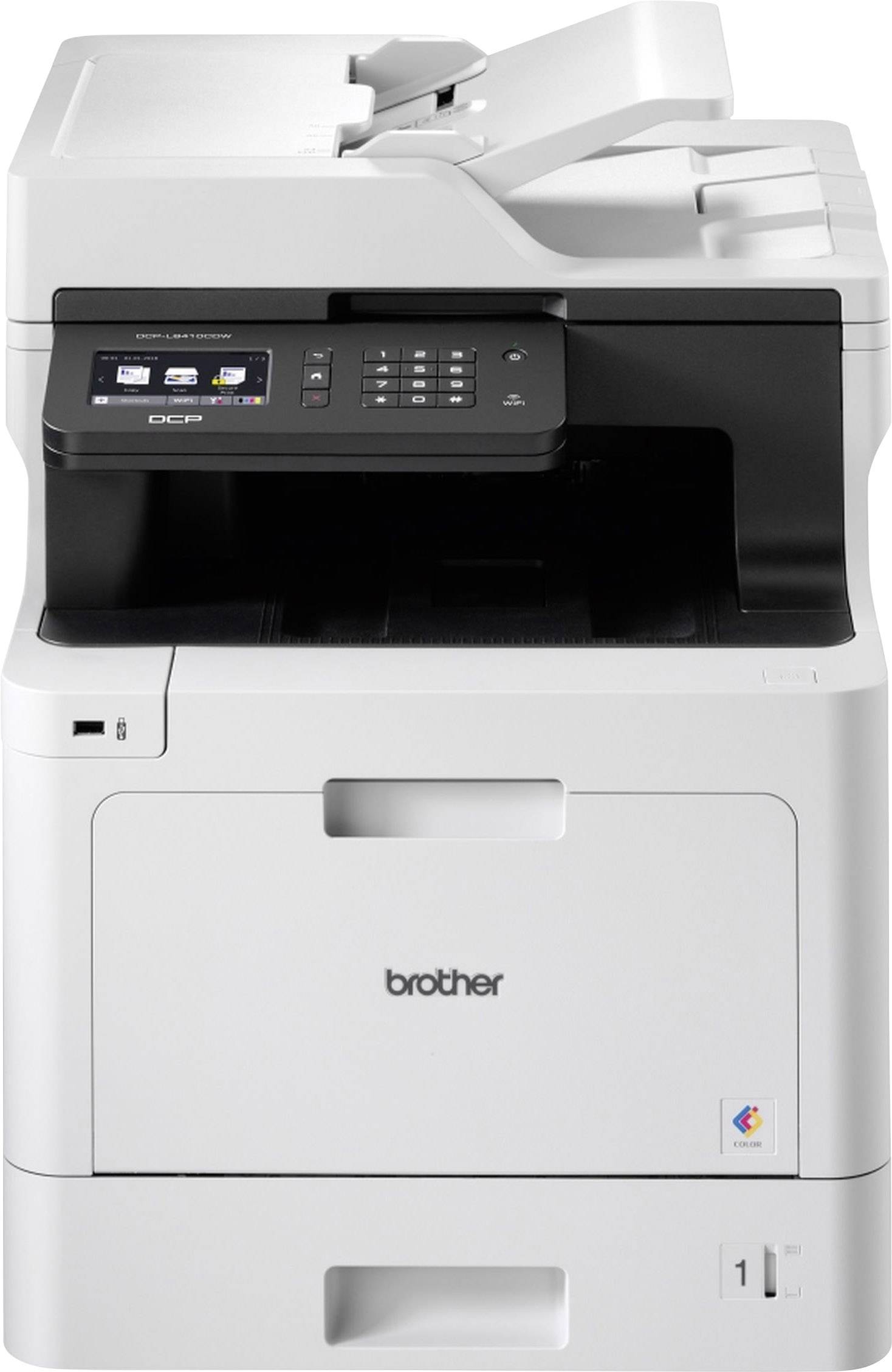 Brother DCP-L8410CDW Colour laser multifunction printer A4 Printer, scanner, copier LAN, Wi-Fi, Duplex