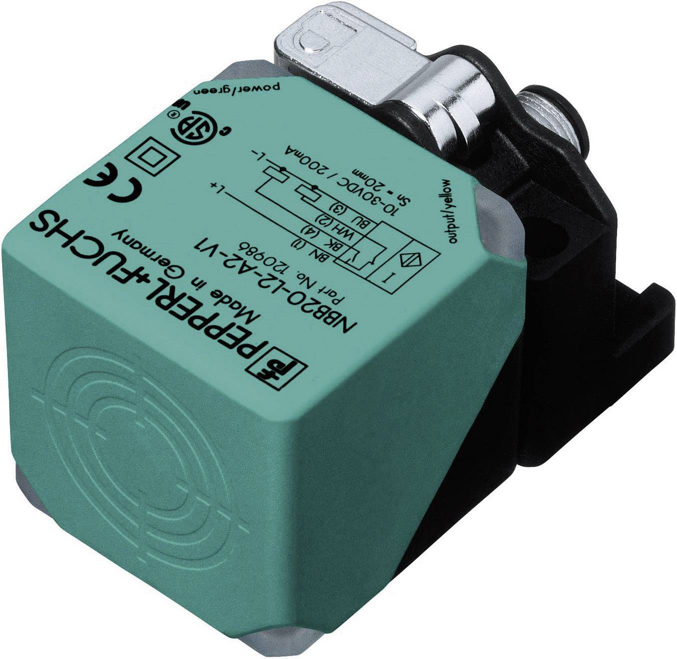 Pepperl+Fuchs Inductive proximity switch 40 x 40 mm non-shielded PNP NBN40-L2-A2-V1