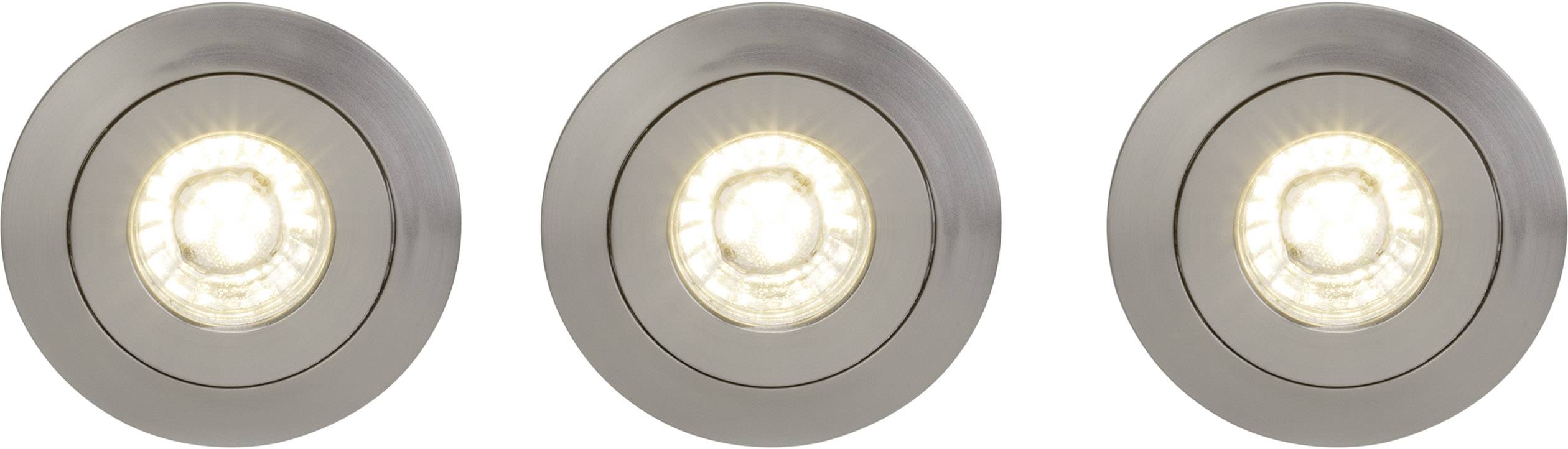 Brilliant Nodus LED bathroom recessed light 3piece set EEC E (A G